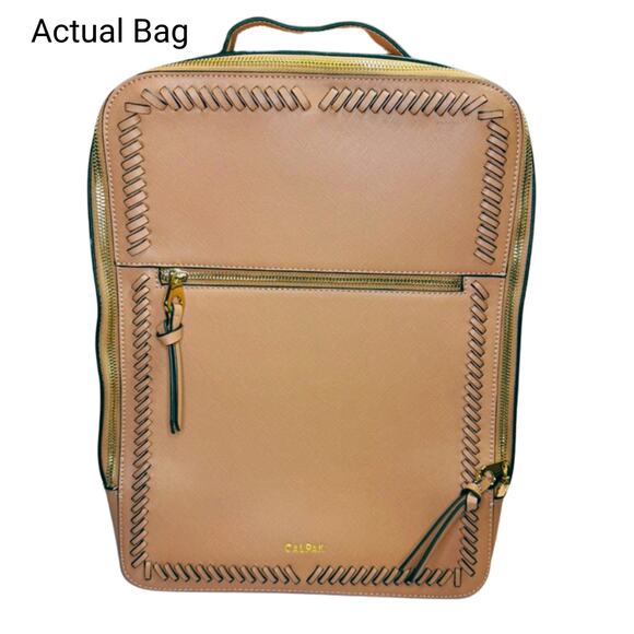 Calpak Kaya Laptop Backpack - Caramel | NWT | Minor Flaw - Picture 5 of 7